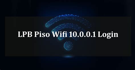 1.001 piso wifi login